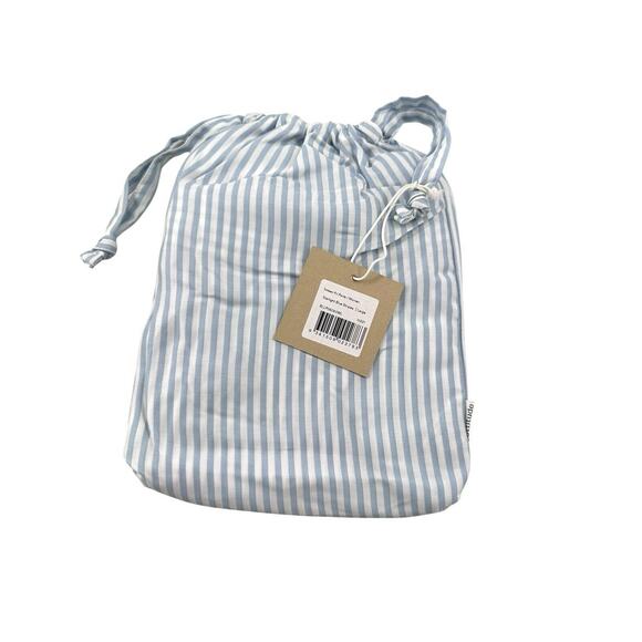 Ettitude Bamboo Sateen Pajama Pants Starlight Blue Stripes Sz L NEW - Picture 4 of 8